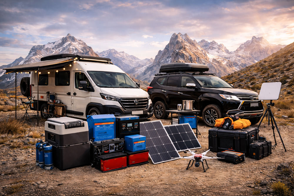 تجهیزات حرفه‌ای، سفر بدون مرز