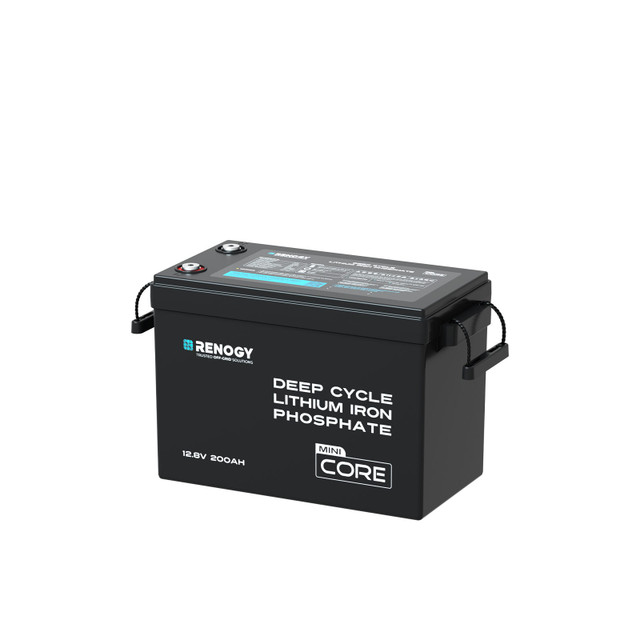 باتری 200Ah لیتیوم آهن فسفات Renogy Core Mini 12V با بلوتوث و حفاظت دمای پایین