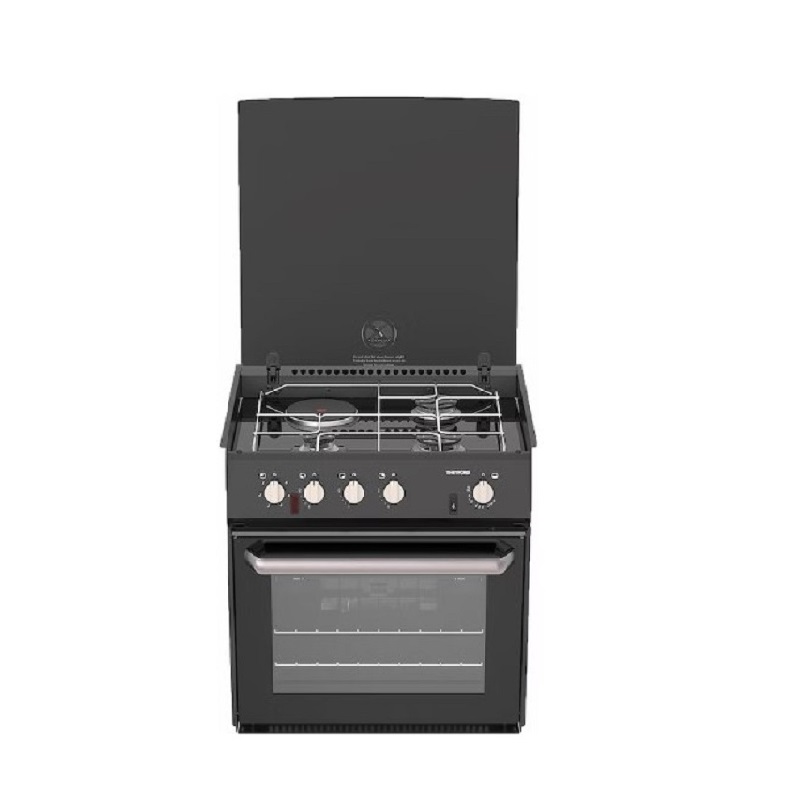 اجاق گاز و برق سه شعله درپوش دار THETFORD مدل Triplex Plus