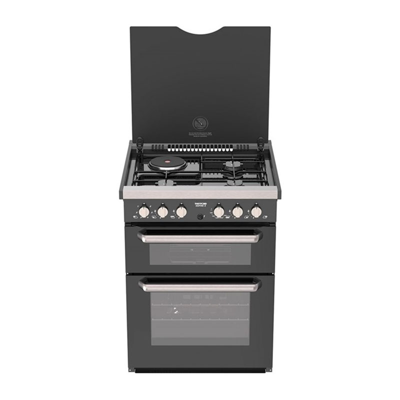 اجاق گاز و فر شش شعله THETFORD مدل دو طبقه درپوش دار Aspire MK2
