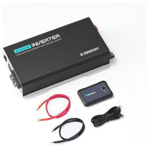 اینورتر 12 ولت (1000W/2000W) RENOGY با سوییچ انتقال UPS و بلوتوث داخلی