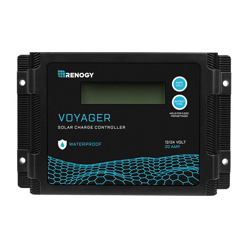 کنترلر شارژ خورشیدی ضد آب 20آمپر برند RENOGY مدل Voyager PWM
