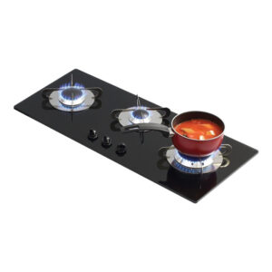 اجاق گاز 3 شعله توکار سرامیکی CAN مدل CNPV1354