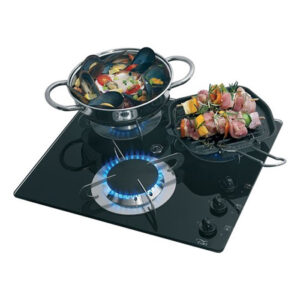 اجاق گاز 3 شعله توکار سرامیکی CAN مدل CNPV1352