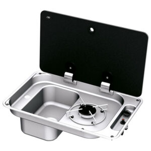 اجاق گاز تک شعله و سینک توکار CAN مدل CNFL1323