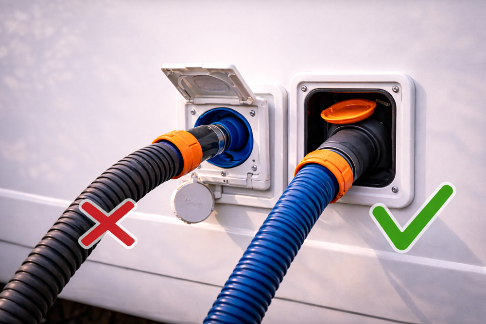 اشتباهات رایج در پر کردن مخزن آب کمپر و کاروان و راه‌های جلوگیری از آن