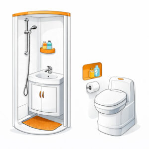 حمام و توالت