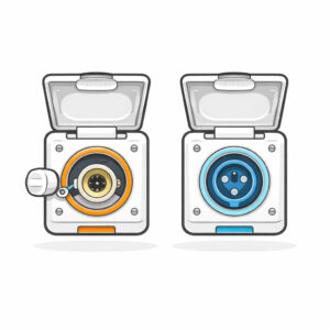 سوکت و دریچه ورودی و خروجی